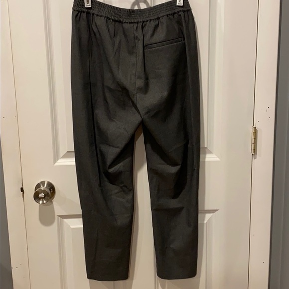 H&M Zipper Pocket Crop Loose Dress Pants EUC - Picture 5 of 11